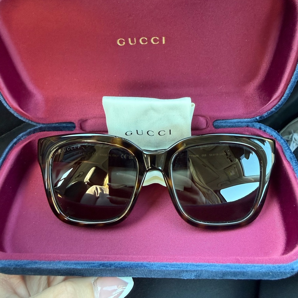 Gucci Tortoise Shell Sunglasses